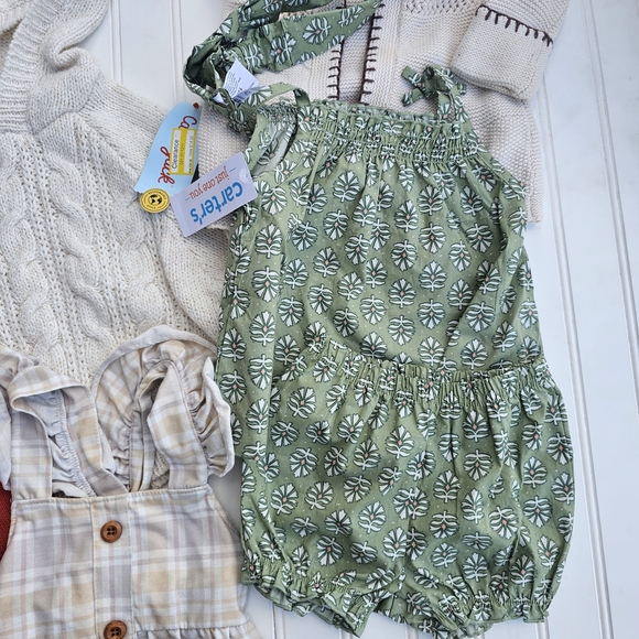 Cat & Jack, Abby & Evie, Carters, 5pc Baby Clothing Bundle 12-18 Months - Picture 3 of 6